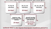 Bayram ikramiyeleri için tarih verildi!