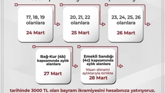 Bayram ikramiyeleri için tarih verildi!