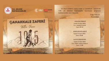 18 Mart Şehitleri Anma Günü ve Çanakkale Zaferi'nin 110. Yıl Dönümü Silivri'de Anılacak
