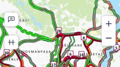 İstanbul’da trafik yoğunluğu yüzde 80’e ulaştı