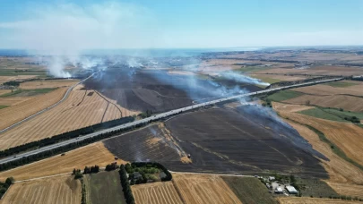 Silivri'de 11 Farklı Noktada, Aynı Anda Çıkan Yangınlar Kısa Sürede Kontrol Altına Alındı