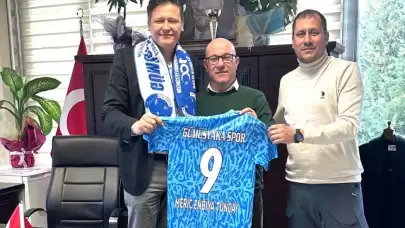 Gümüşyakaspor'dan Doğuş Tunçay'a hayırlı olsun ziyareti