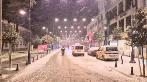 Silivri’de kar tekrar etkisini gösterdi