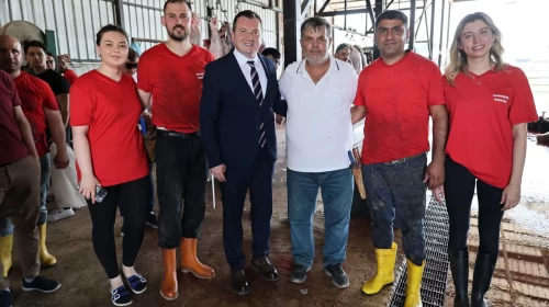 Başkan Balcıoğlu, Kurban Bayramı’nda Köylerde Vatandaşlarla Bayramlaştı