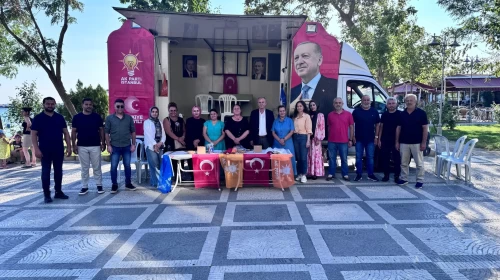 AK Parti Silivri, AK Nokta Programıyla Sahilde Vatandaşlarla Buluştu