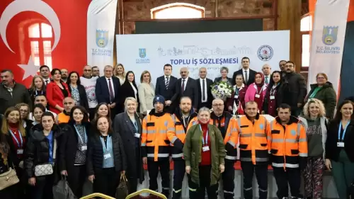 Silivri Belediyesi Toplu İş Sözleşmesi İmza Töreni gerçekleştirdi