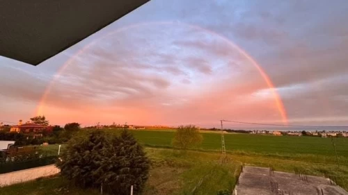 İstanbul’da gökkuşağı ve günbatımı mest etti