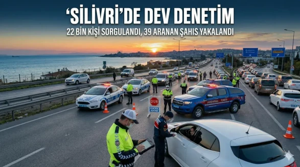 Silivri'de emniyet ve jandarma ekipleri denetimlerde !