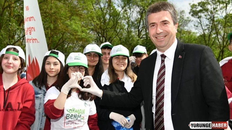 Çatalca Belediye Başkanı Erhan Güzel, "Orman Benim" kampanyasına destek verdi!
