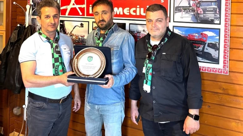 Amatör Ruhu Yaşatan Destek: Sıtkı Alçan’a Teşekkür Plaketi