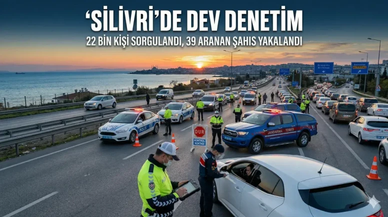 Silivri'de emniyet ve jandarma ekipleri denetimlerde !